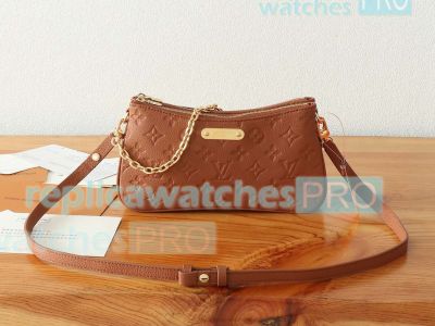 Replica L---V Liv Pochette Cognac Brown Women Bag M11916 